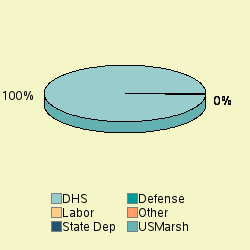 Pie chart of agenrevgrp