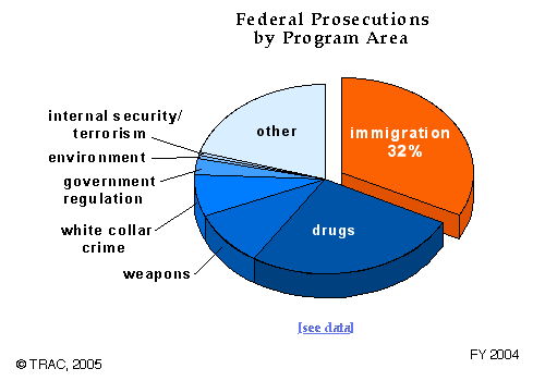 DHS-Immigration Federal Prosecutions by Program Area