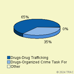 Pie chart of progcatlabel