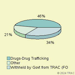 Pie chart of progcatlabel